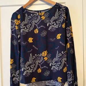 Rip Curl Navy Floral Women's Blouse